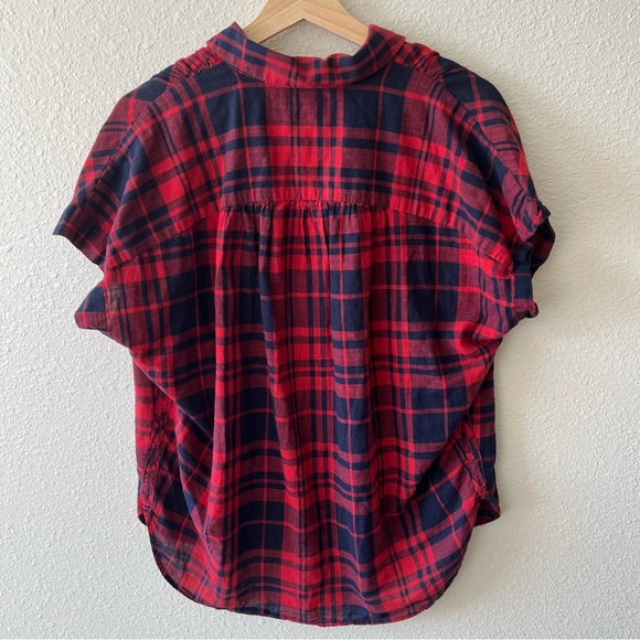 Madewell Central Shirt in Bushwick Plaid Button Down Size Small - Picture 3 of 5